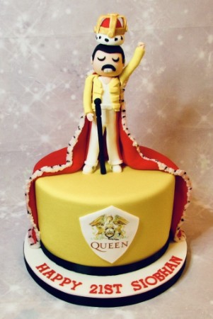 Freddie Mercury Queen cake