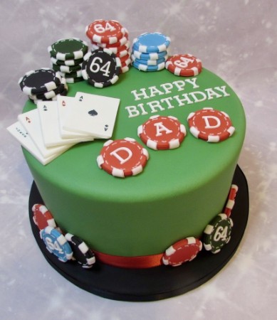 Poker cake