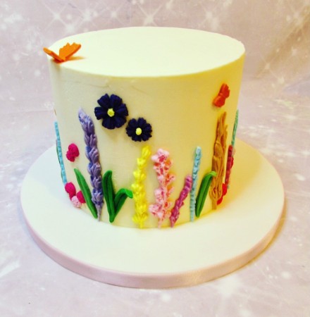 Wild flowers cake