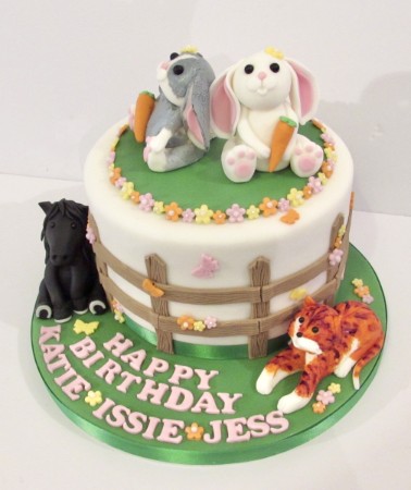 Cute pets cake