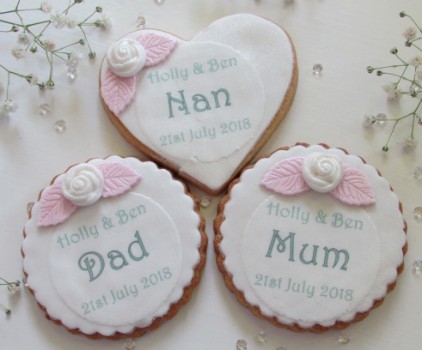 Place card biscuits