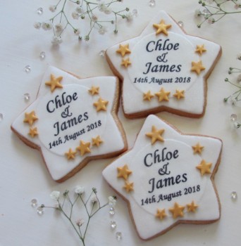 Edible ink printed wedding favours