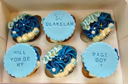 will you be my page boy cupcakes